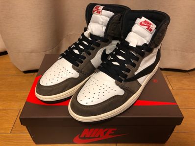 Travis Scott × Nike Air Jordan 1 Retro High OG TS SP "Sail/Dark Mocha"