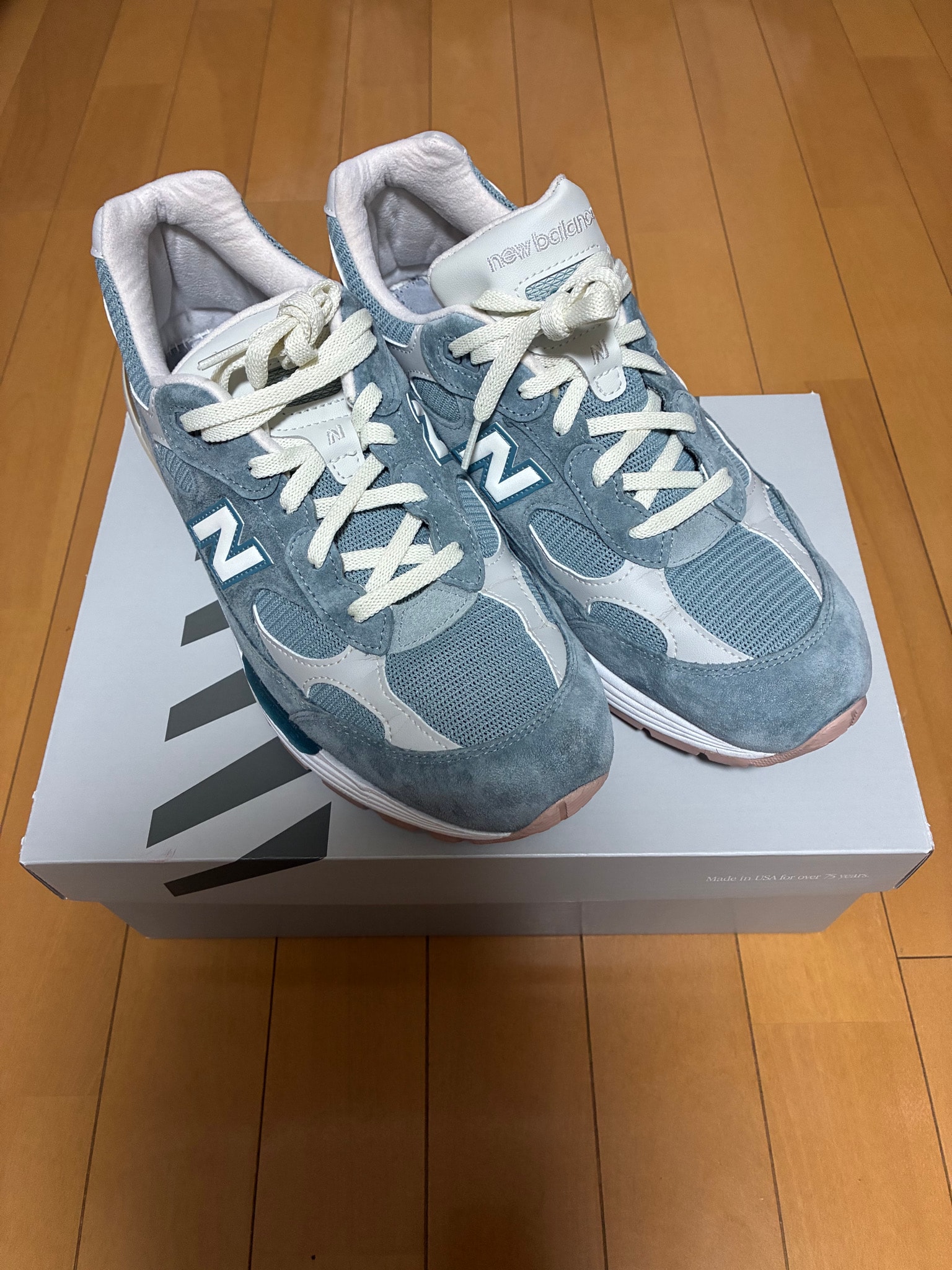 KITH × New Balance 992 "Aegean Blue/Shadow Gray"