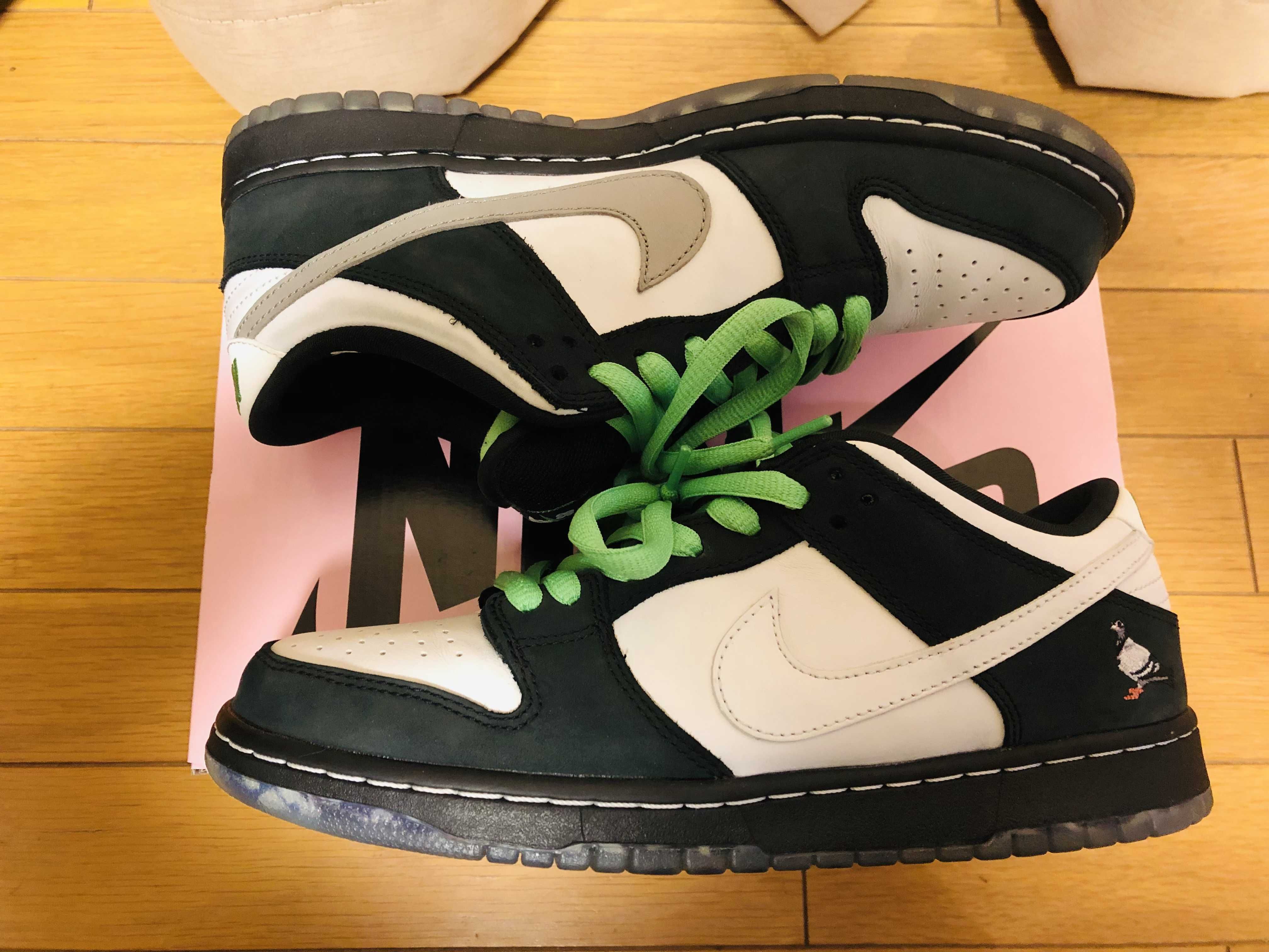 STAPLE × Nike SB Dunk Low "Pigeon Black/White"