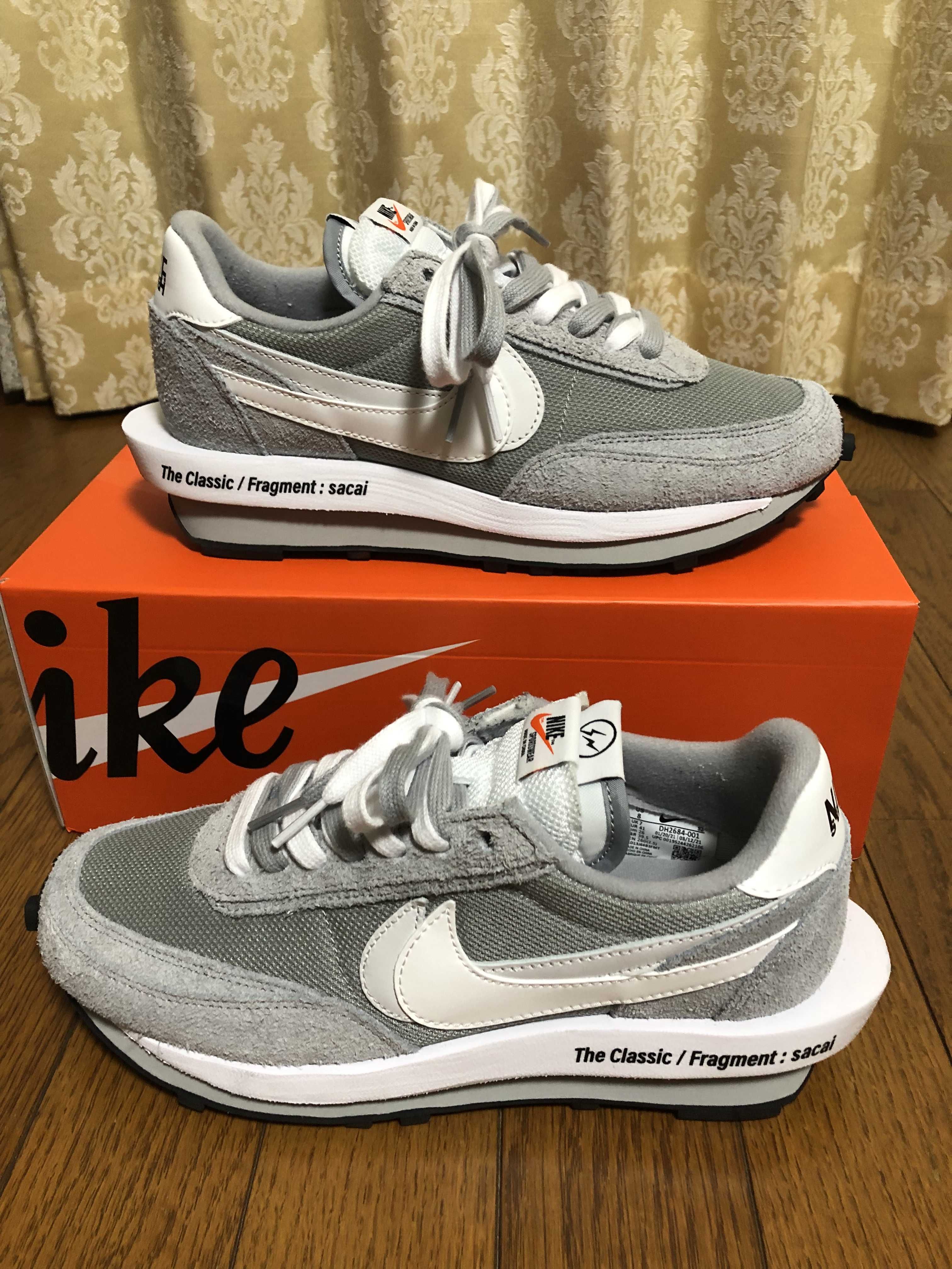 Fragment × sacai × Nike LD Waffle "Light Smoke Grey"