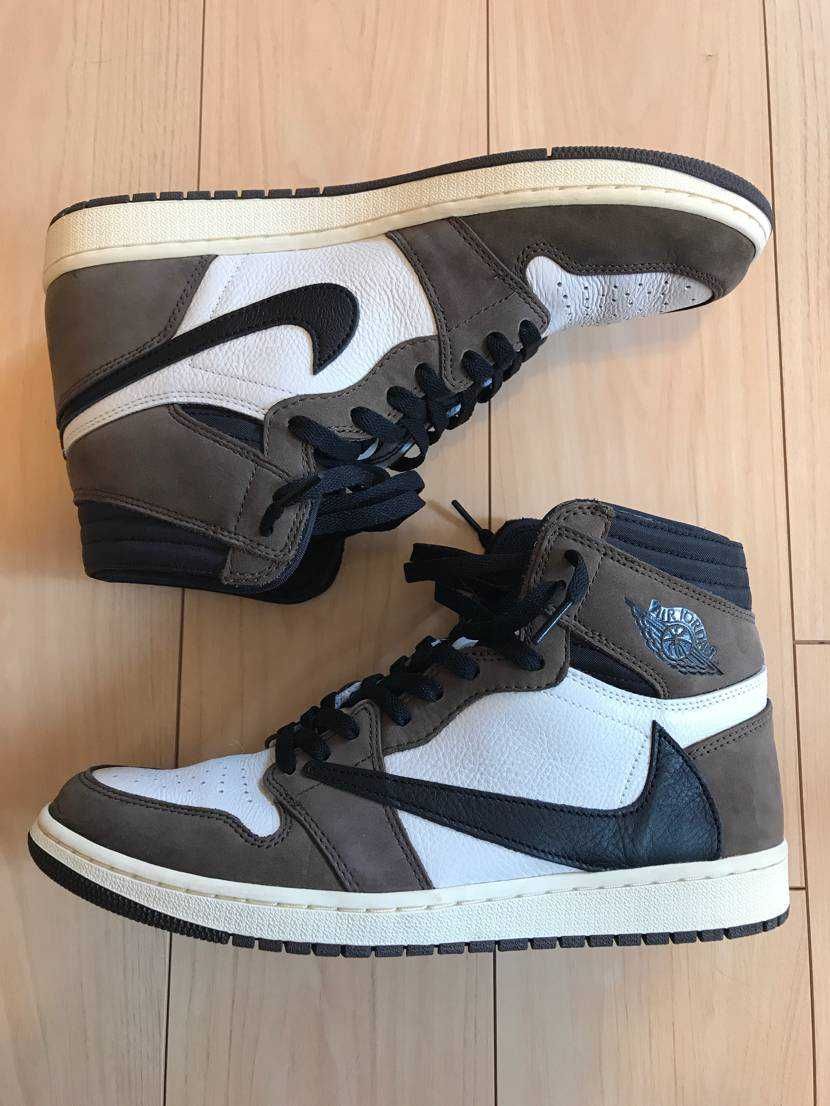 Travis Scott × Nike Air Jordan 1 Retro High OG TS SP "Sail/Dark Mocha"
