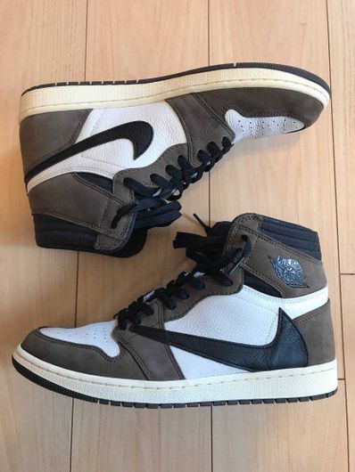 Travis Scott × Nike Air Jordan 1 Retro High OG TS SP "Sail/Dark Mocha"