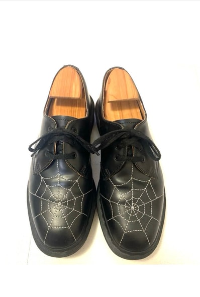 Supreme × Dr.Martens Spiderweb 3 Eye Shoe "Black"