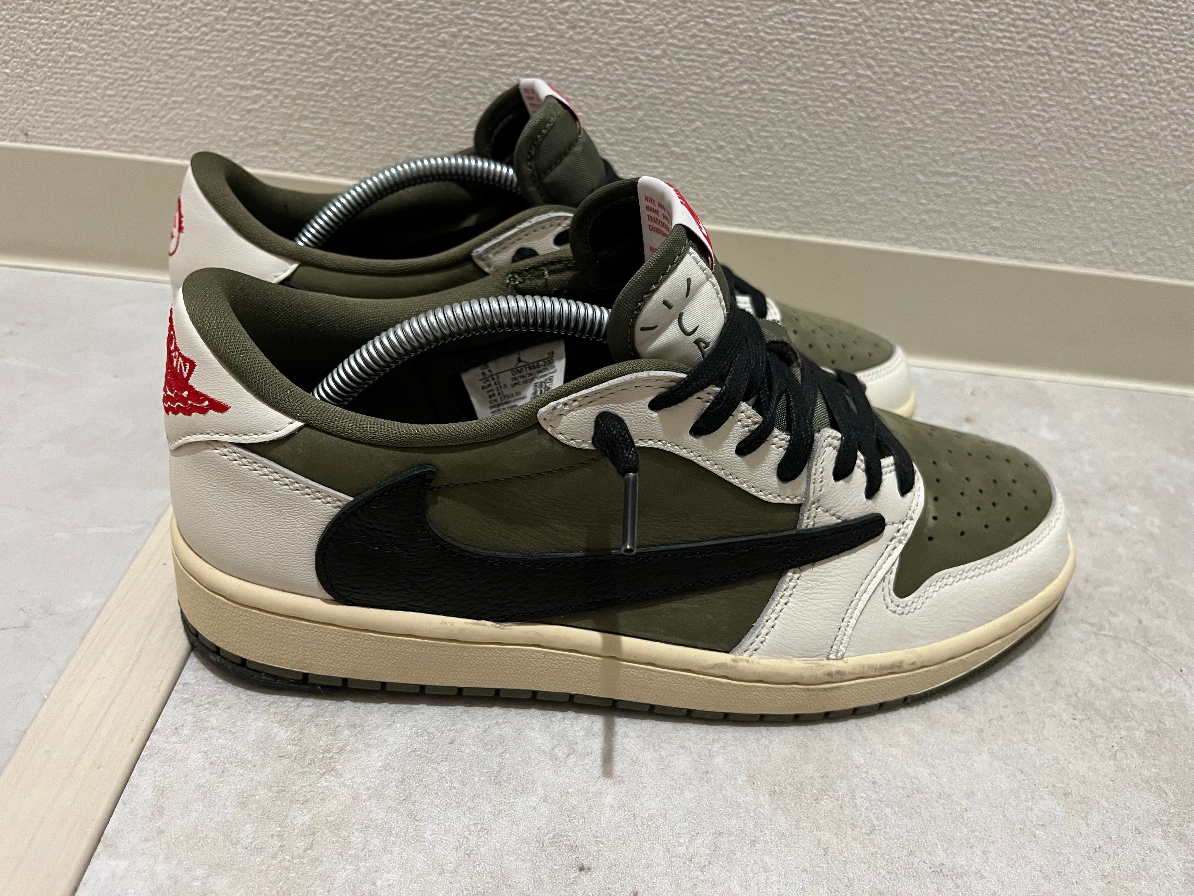 Travis Scott × Nike Air Jordan 1 Low OG SP "Reverse Olive"