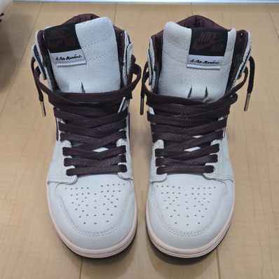 A Ma Maniere × Nike Air Jordan 1 Retro High OG "Sail and Burgundy"