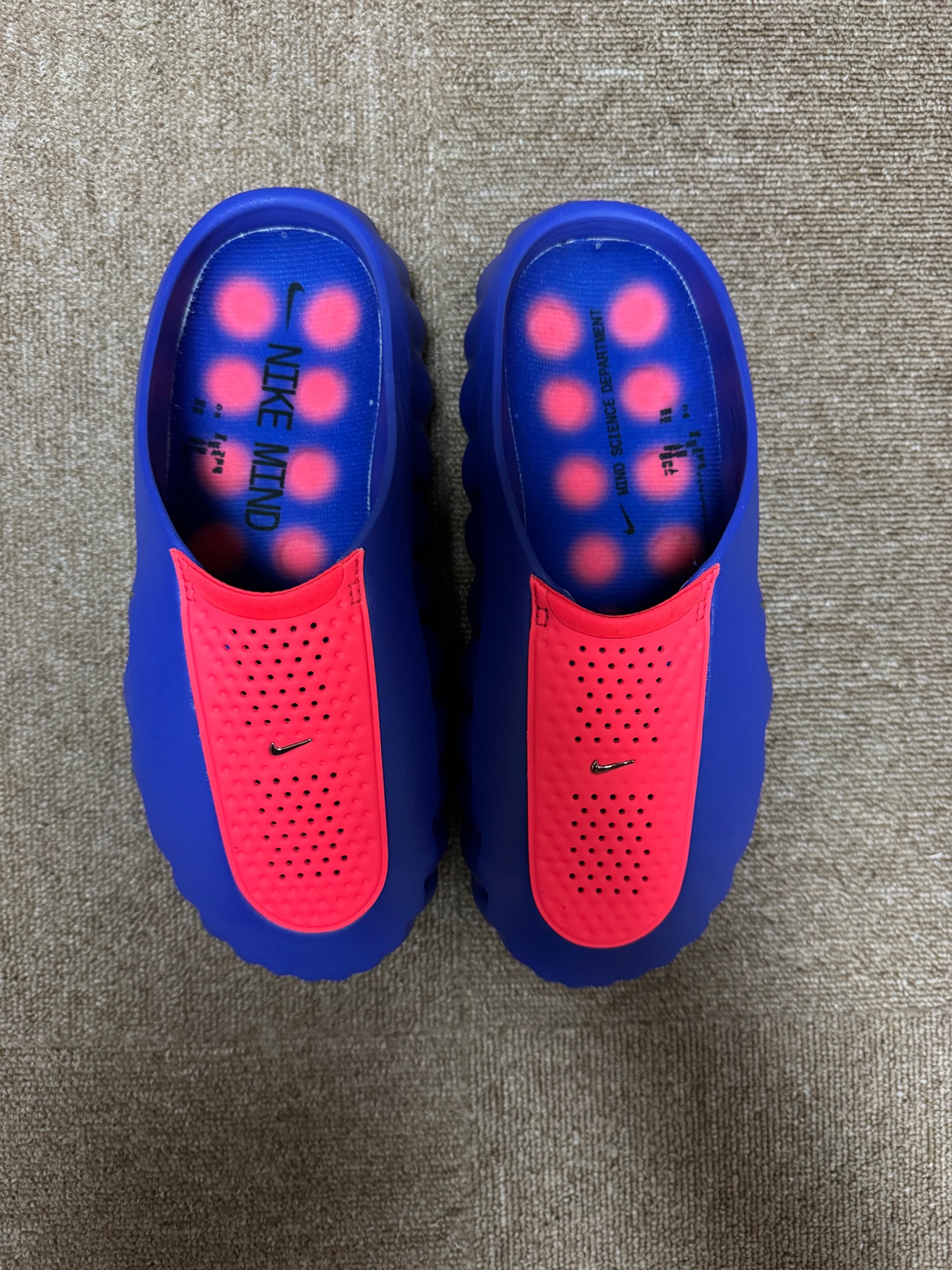 Nike Mind 001 Mules "Indigo Explosion"