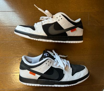 TIGHTBOOTH × Nike SB Dunk Low Pro QS "Black and White"