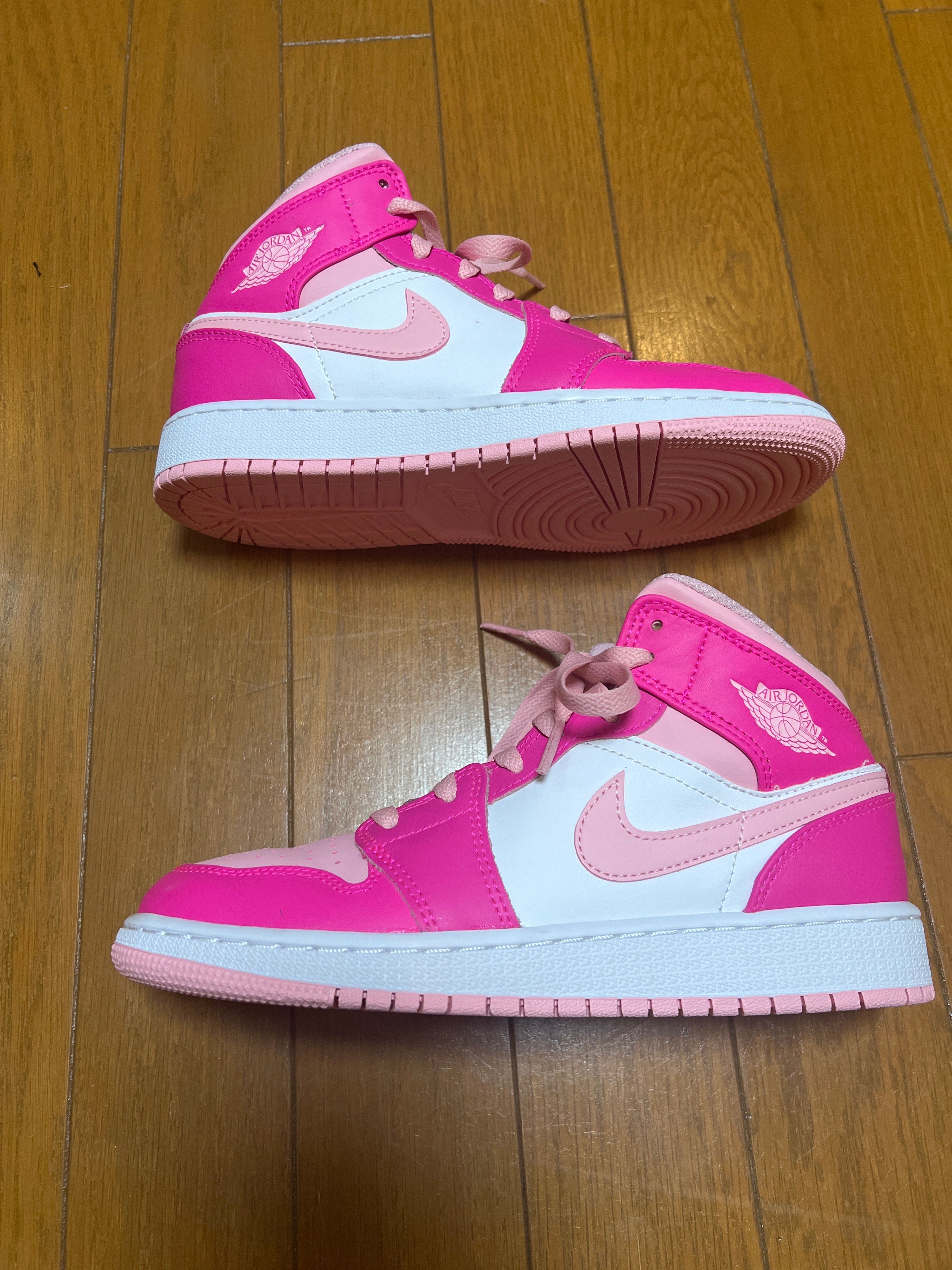 Nike GS Air Jordan 1 Mid "Medium Soft Pink"