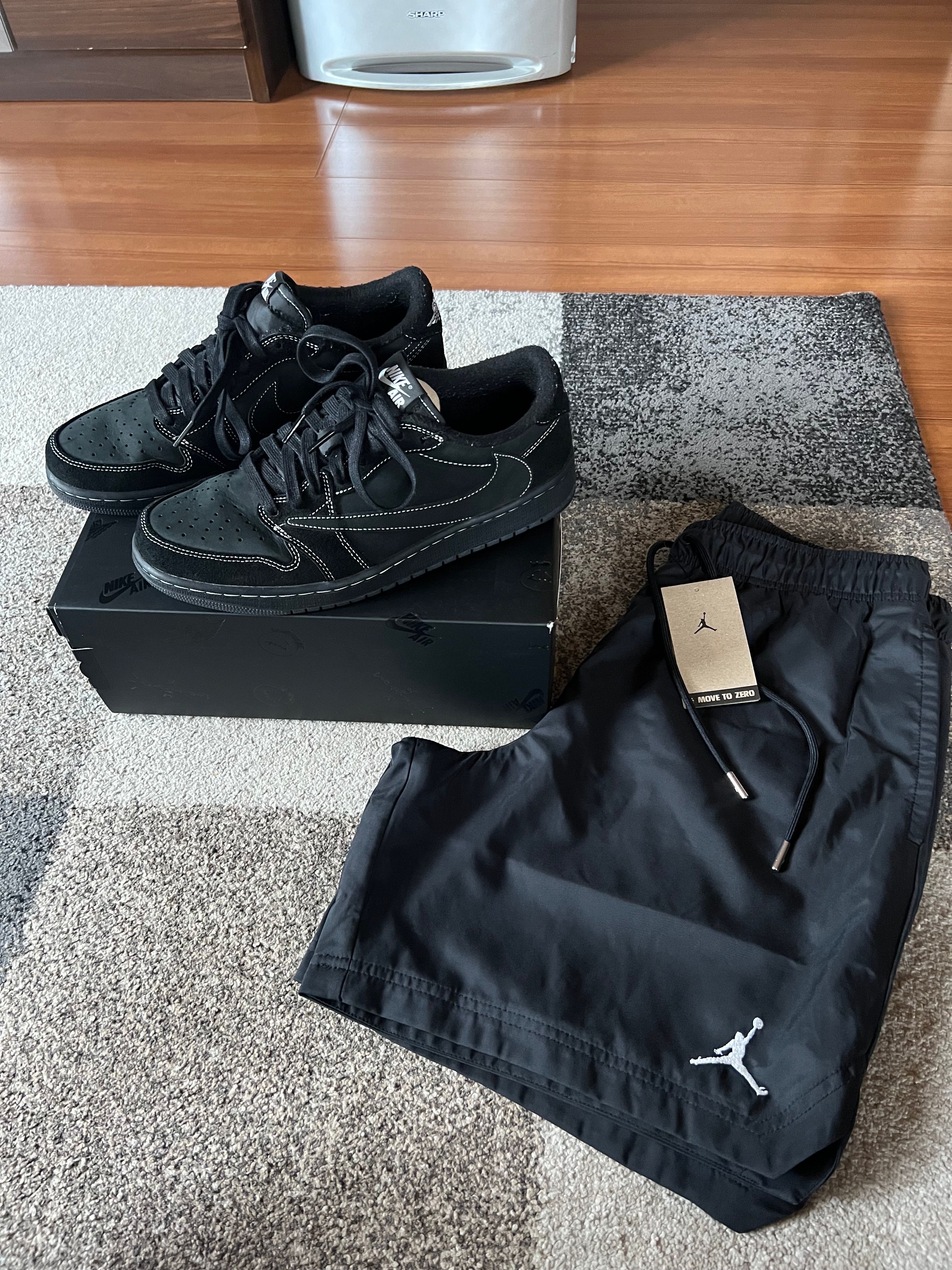 Travis Scott × Nike Air Jordan 1 Low OG SP "Black Phantom"