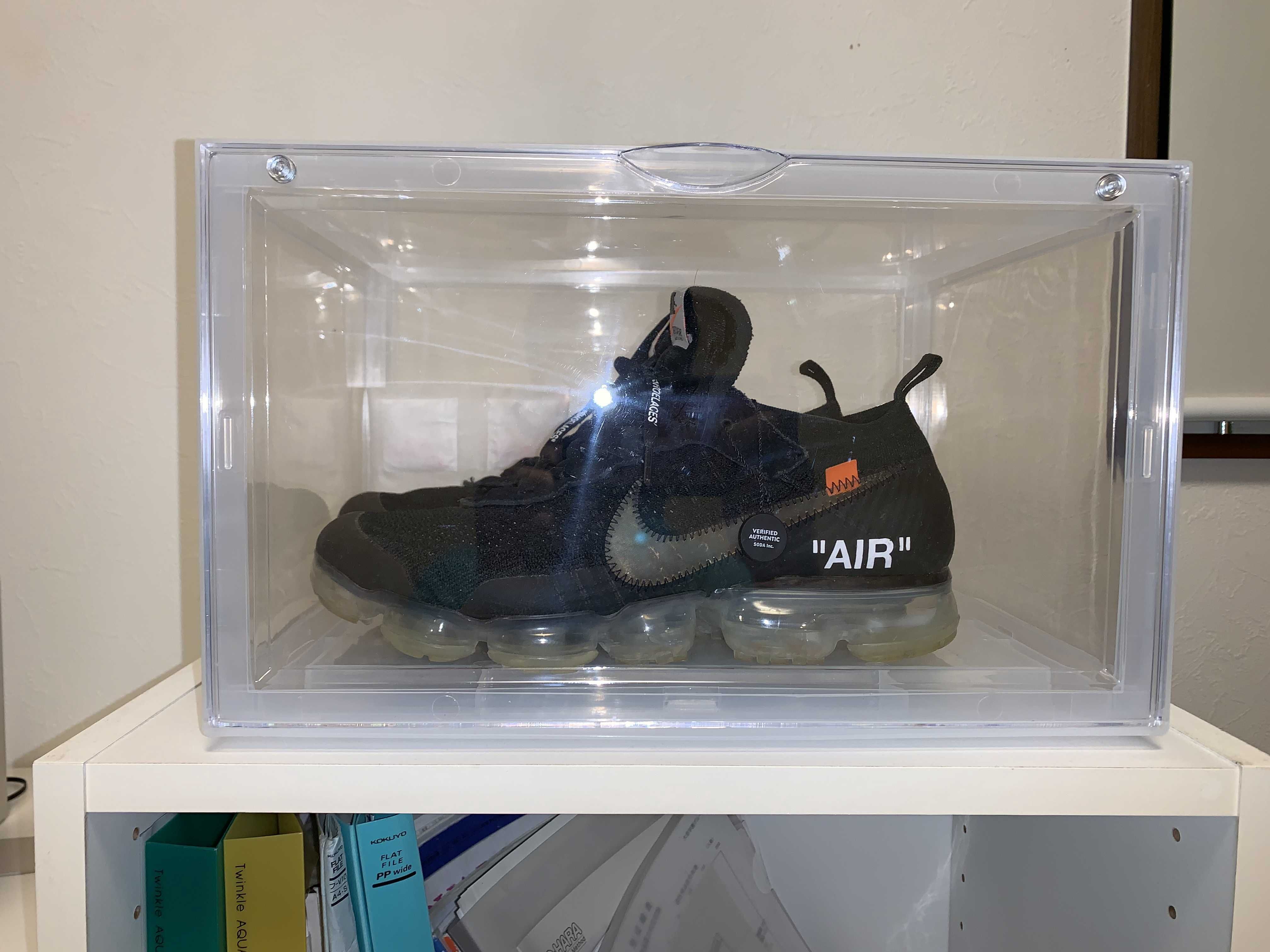 Off-White × Nike Air Vapormax "Black/Total Orange/Clear"