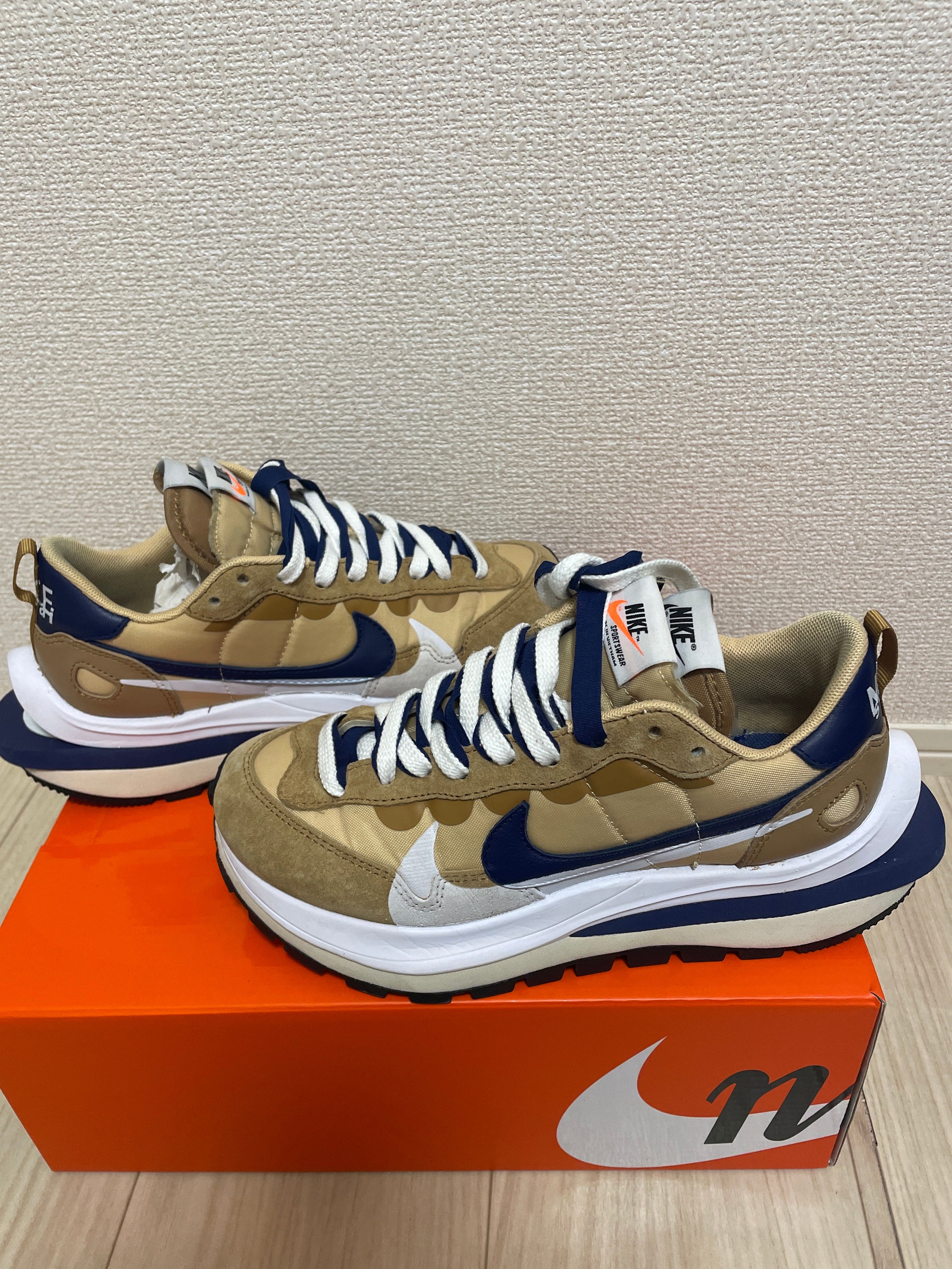 Sacai × Nike Vapor Waffle "Sesame And Blue Void"