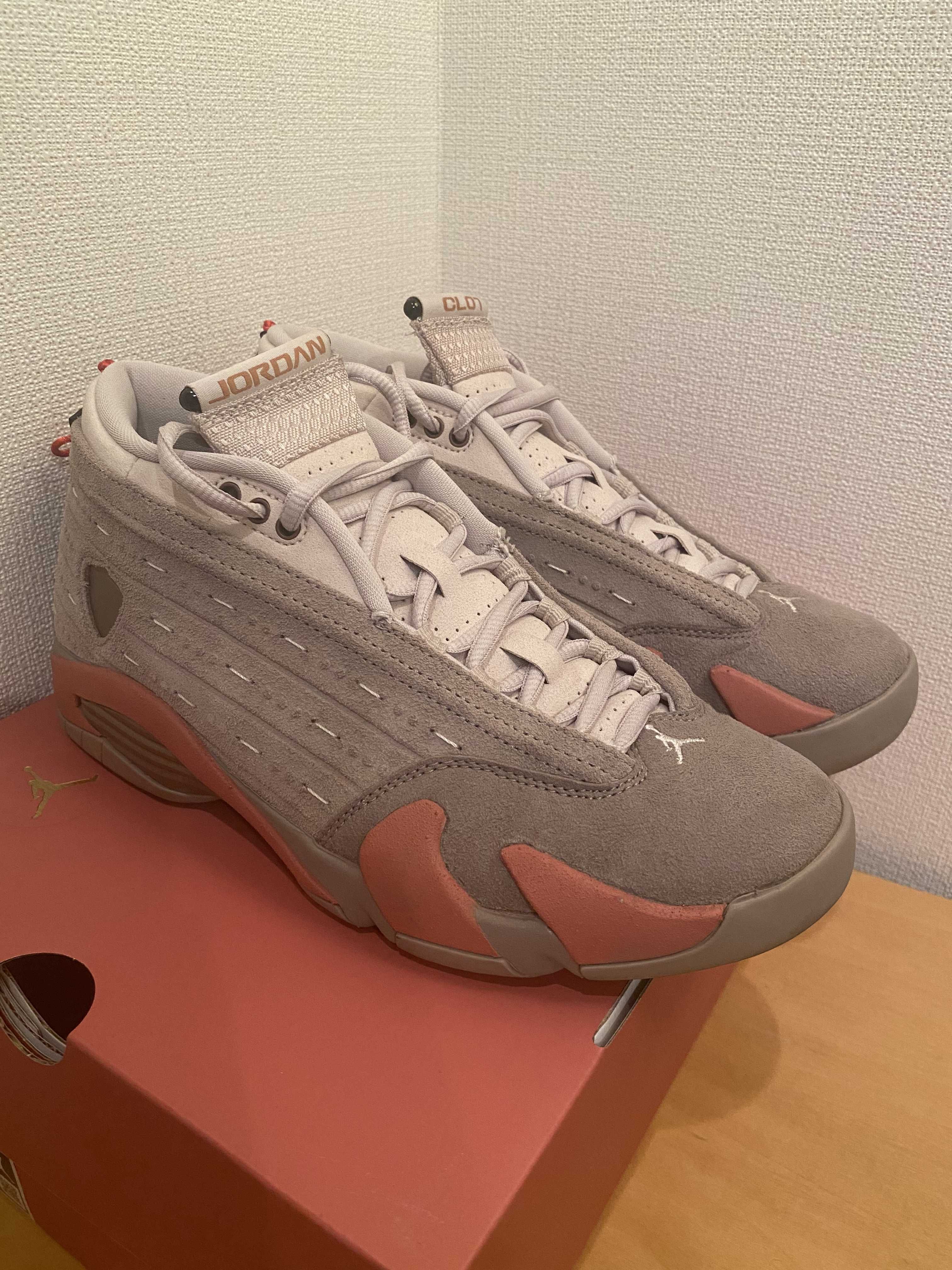 Clot × Nike Air Jordan 14 Low "Brown"
