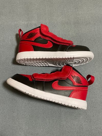 Nike TD Air Jordan 1 Mid "Bred"