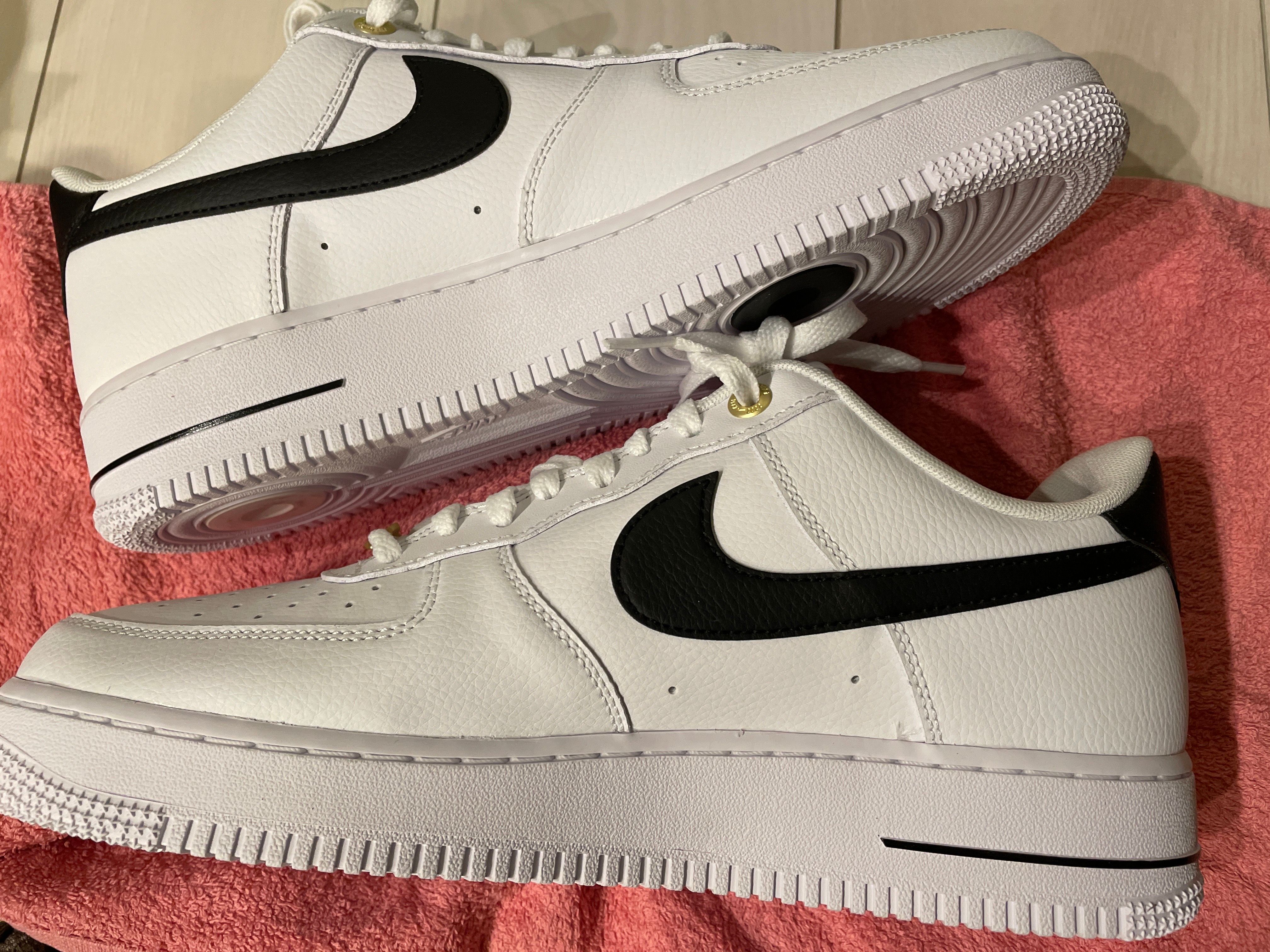 Nike Air Force 1 Low '07 LV8 40th Anniversary "Black/White-Metallic Gold"