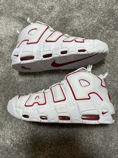 NIKE AIR MORE UPTEMPO "WHITE/VARSITY RED" (2021)