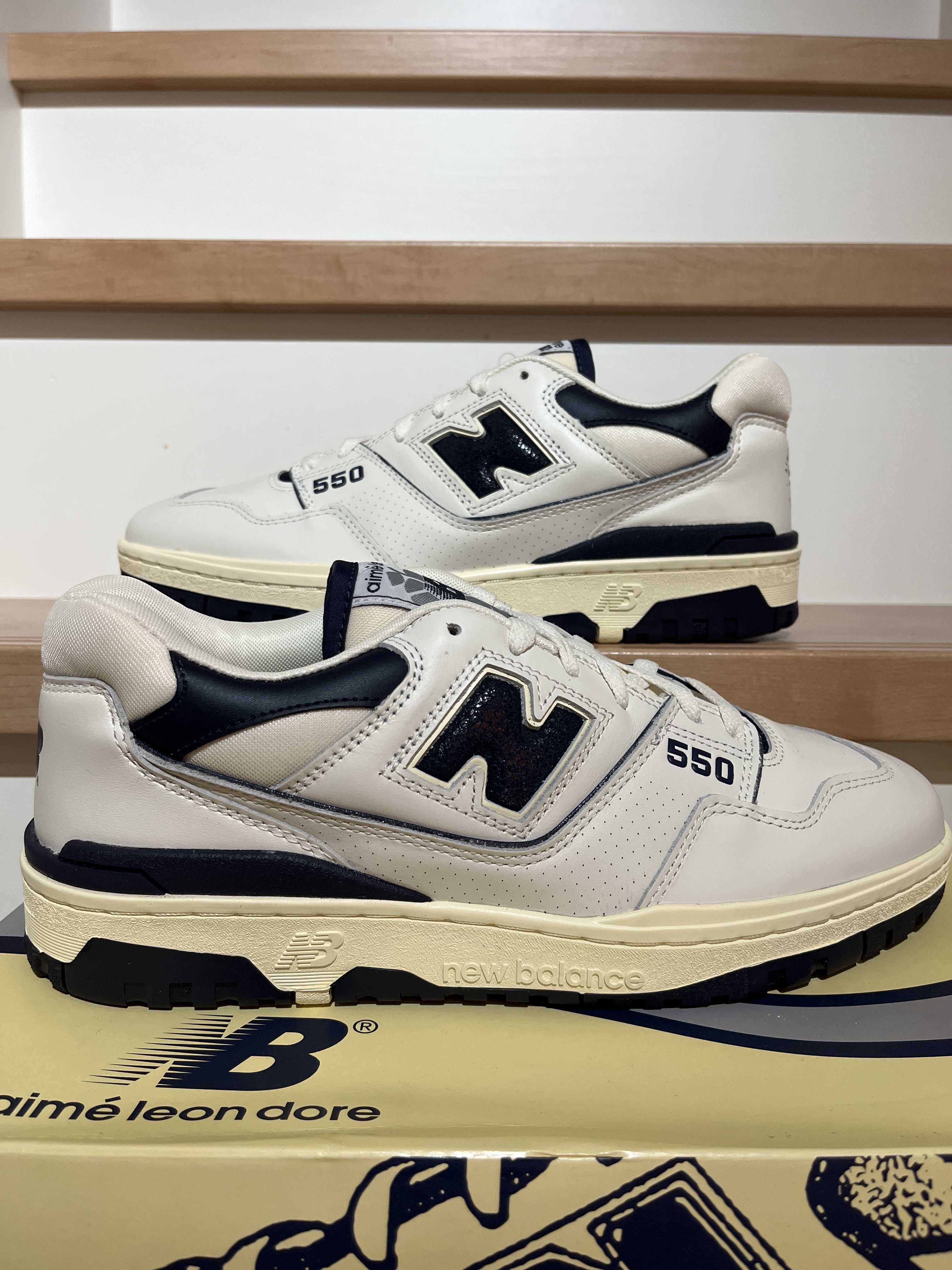 Aime Leon Dore × New Balance 550 "White Navy"