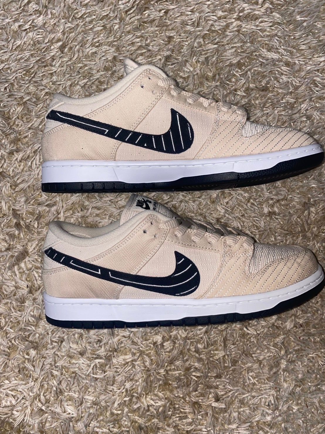 Albino & Preto × Nike SB Dunk Low Pro QS "Pearl White"