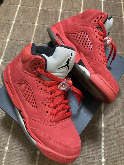Nike Air Jordan 5 Ratro "Red Suede"