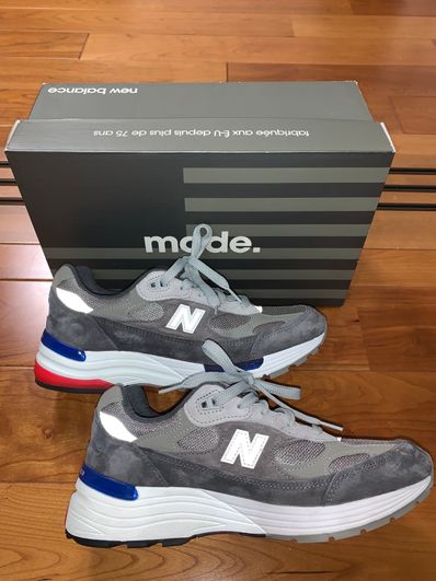 New Balance 992 "GRAY/BLUE/RED"