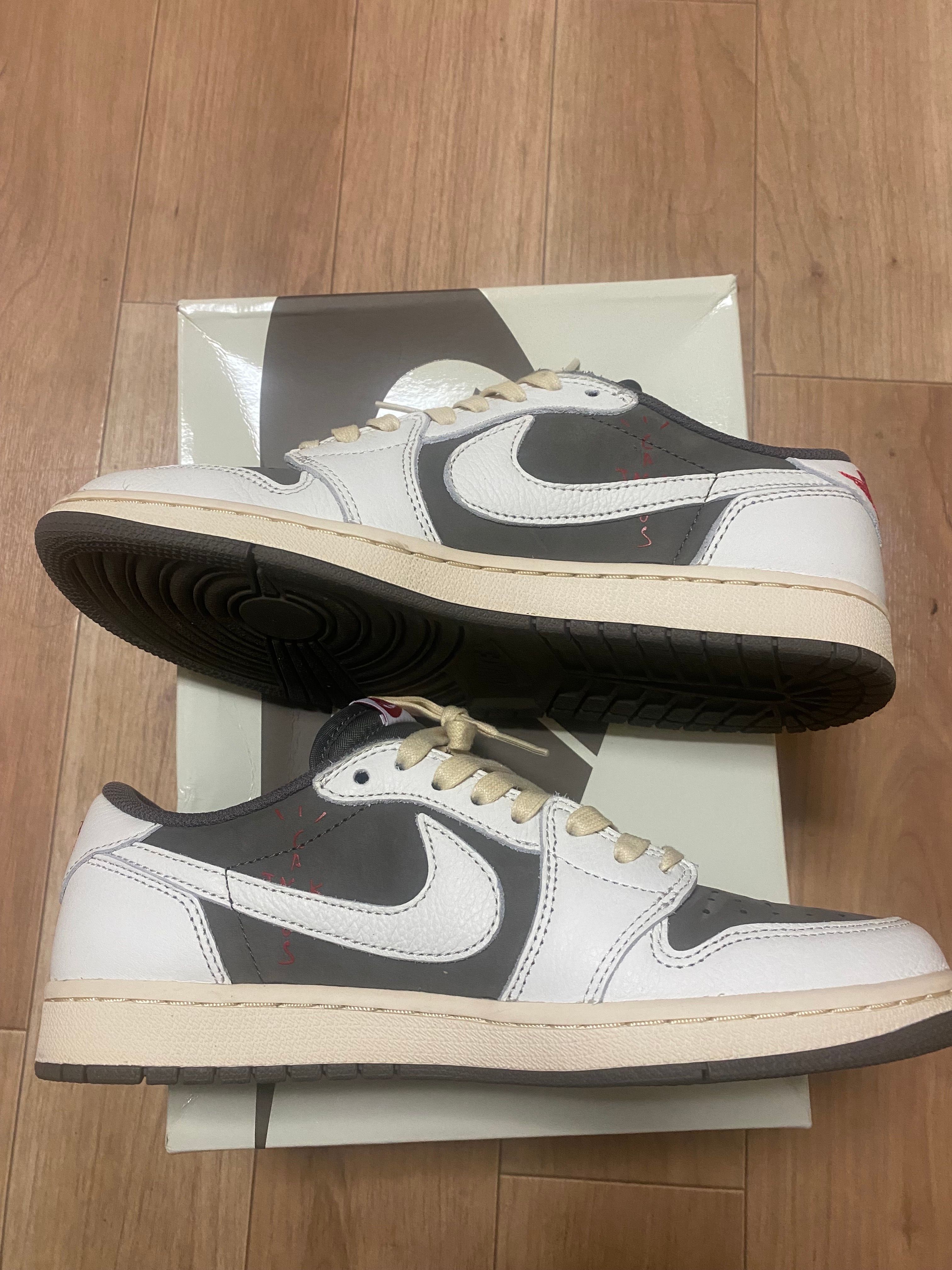 Travis Scott × Nike Air Jordan 1 Low OG SP "Reverse Mocha/Sail and Ridgerock"