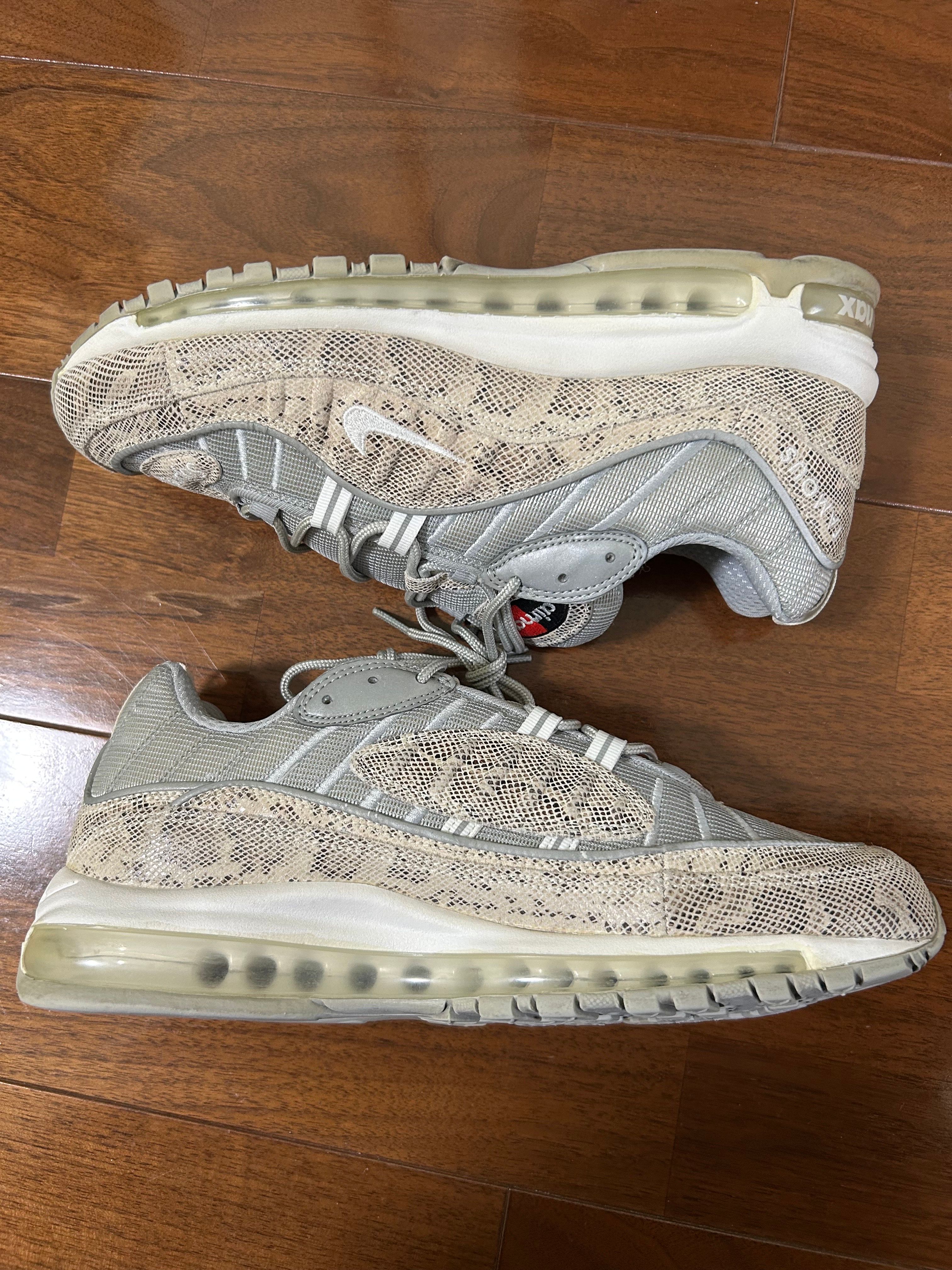 Supreme × Nike Air Max 98 "Snakeskin"