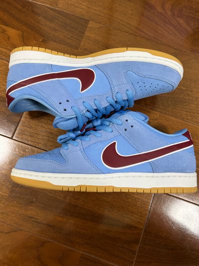 Nike SB Dunk Low Pro "Philadelphia Phillies/Valor Blue and Team Maroon"