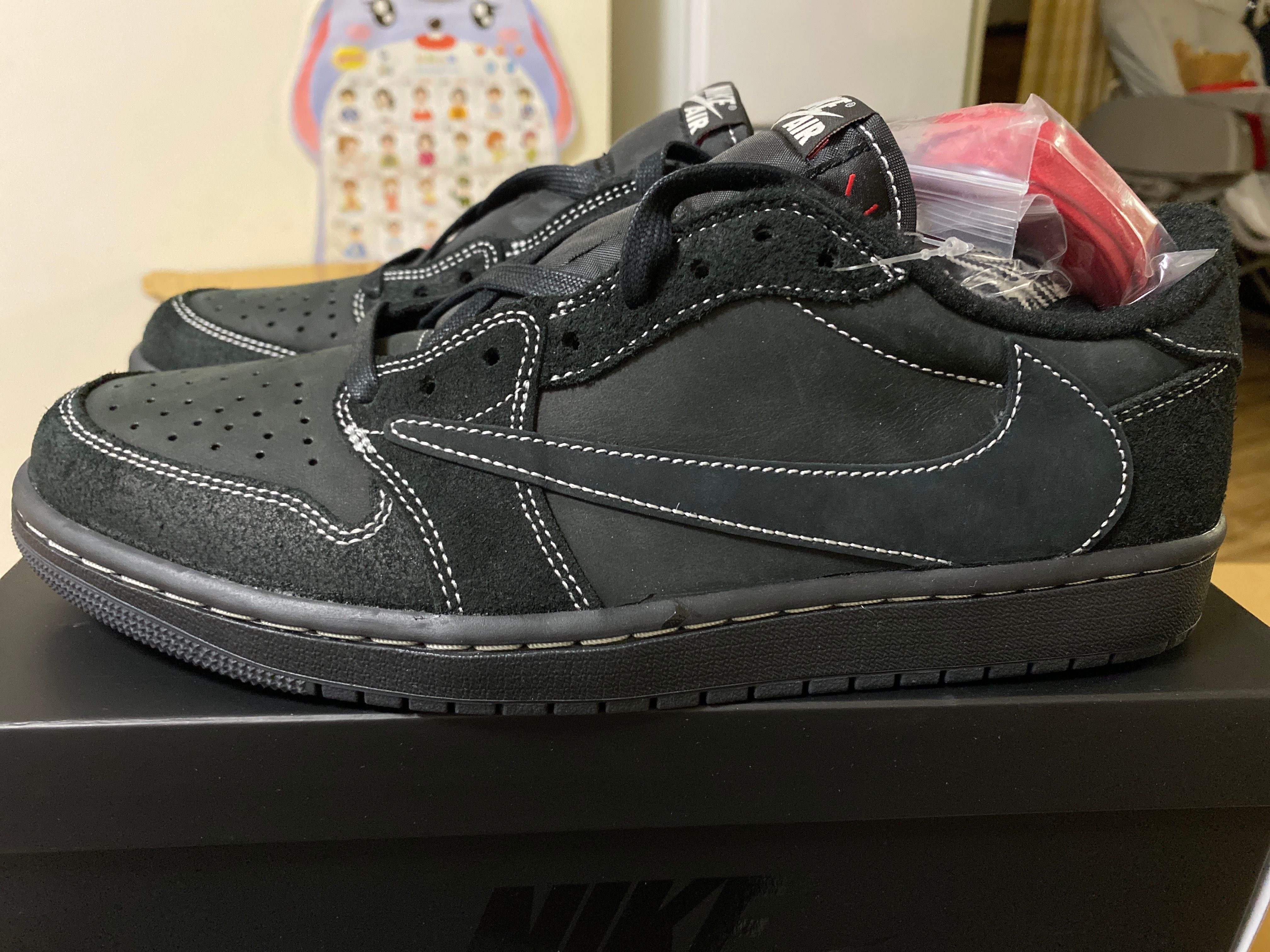 Travis Scott × Nike Air Jordan 1 Low OG SP "Black Phantom"