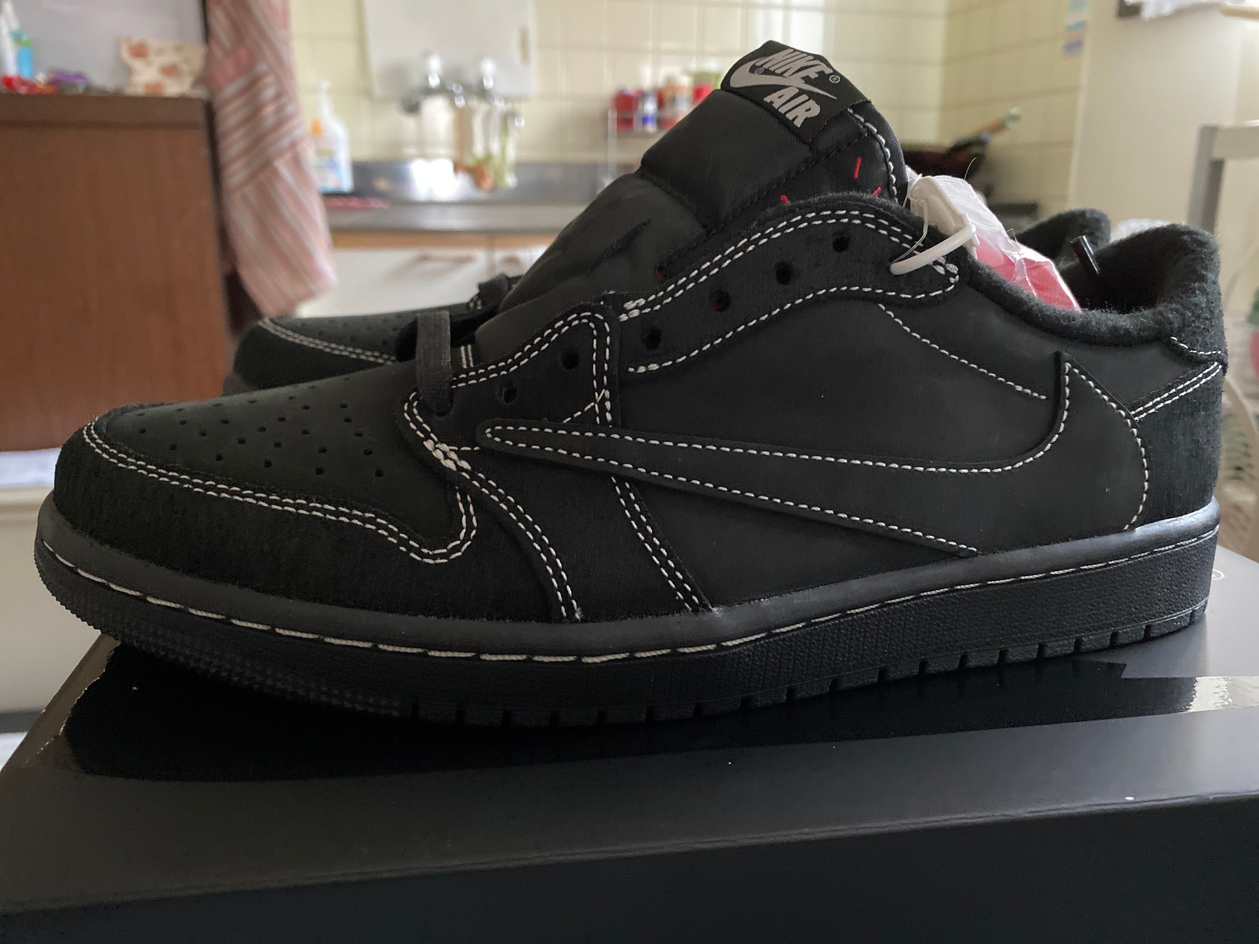 Travis Scott × Nike Air Jordan 1 Low OG SP "Black Phantom"