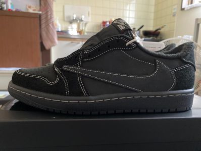 Travis Scott × Nike Air Jordan 1 Low OG SP "Black Phantom"