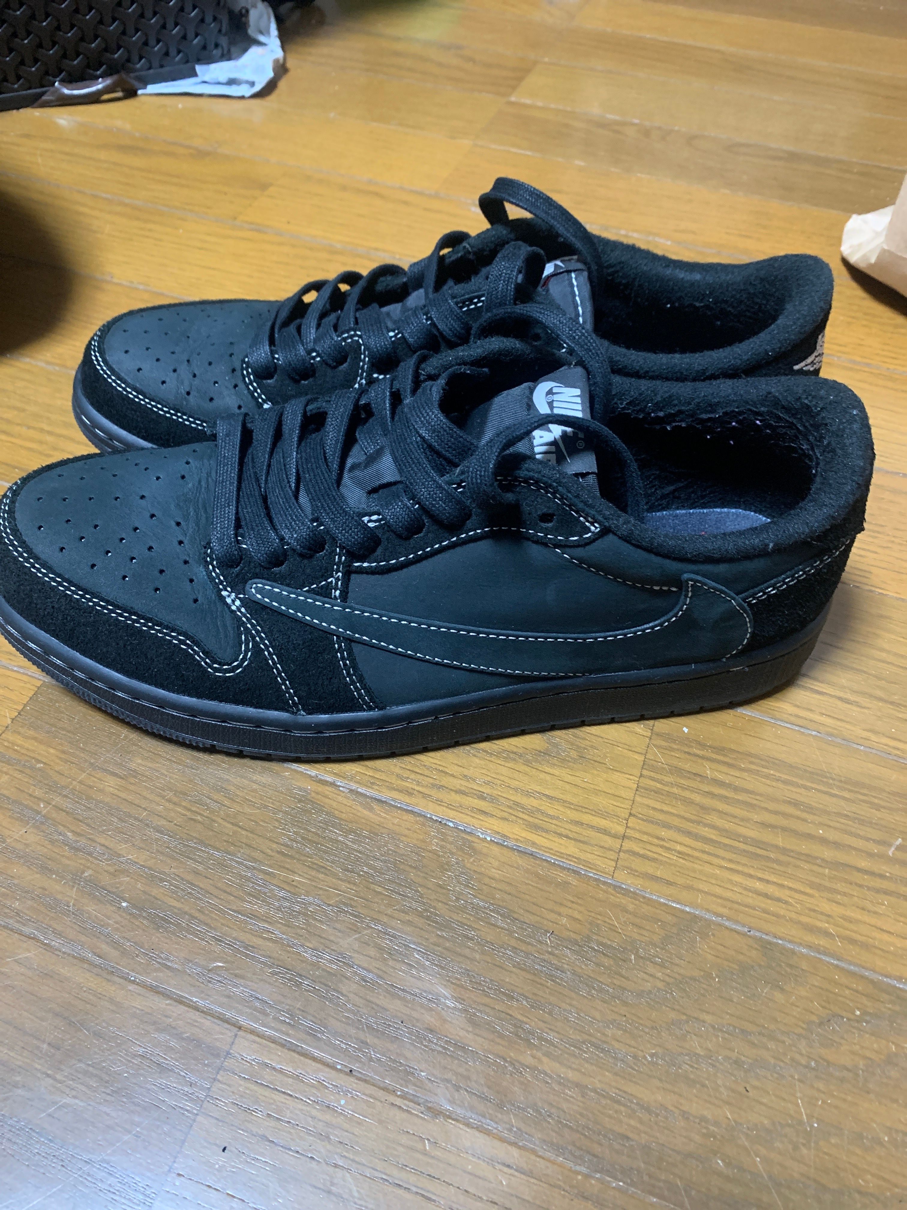 Travis Scott × Nike Air Jordan 1 Low OG SP "Black Phantom"