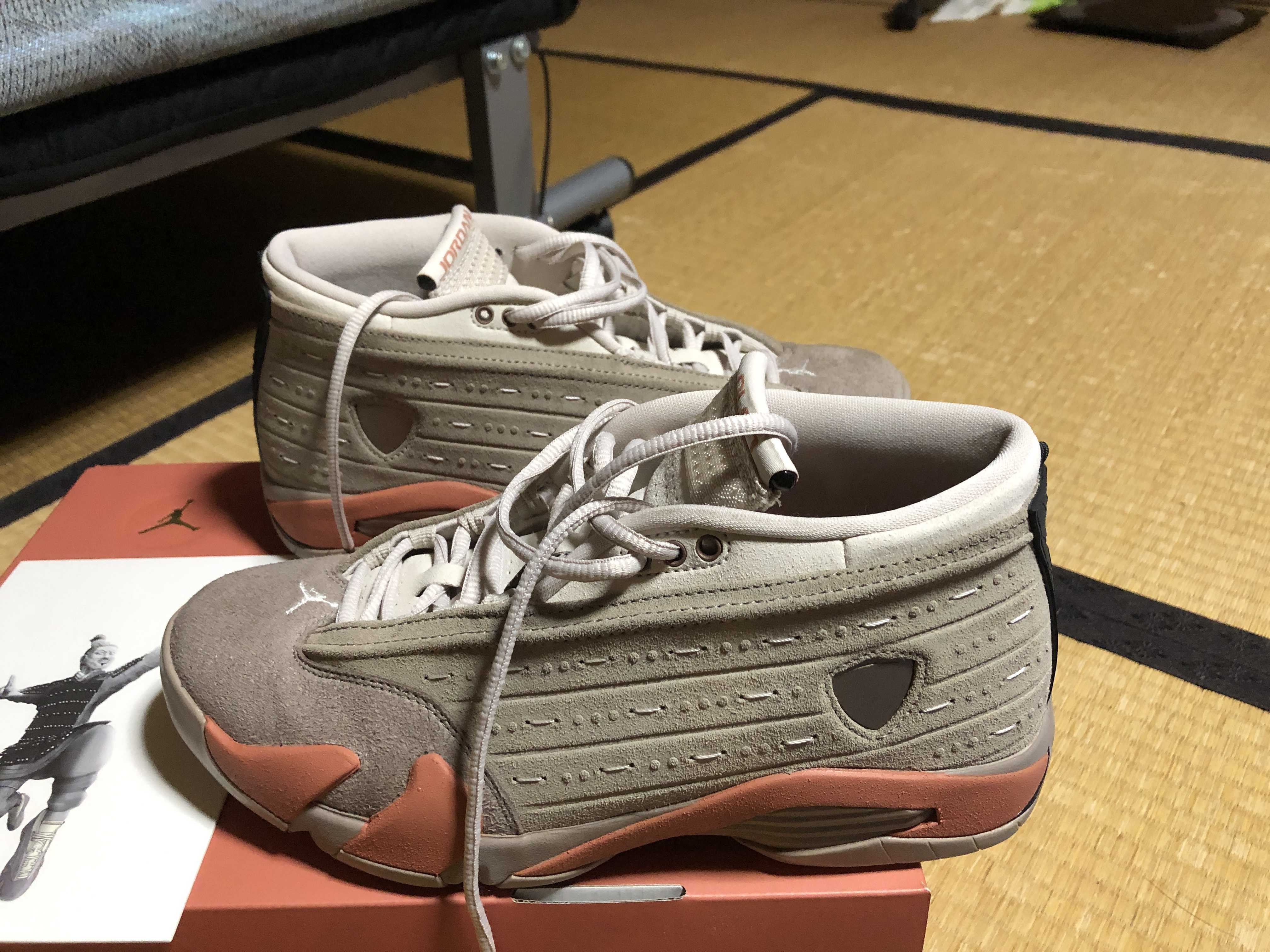 Clot × Nike Air Jordan 14 Low "Brown"