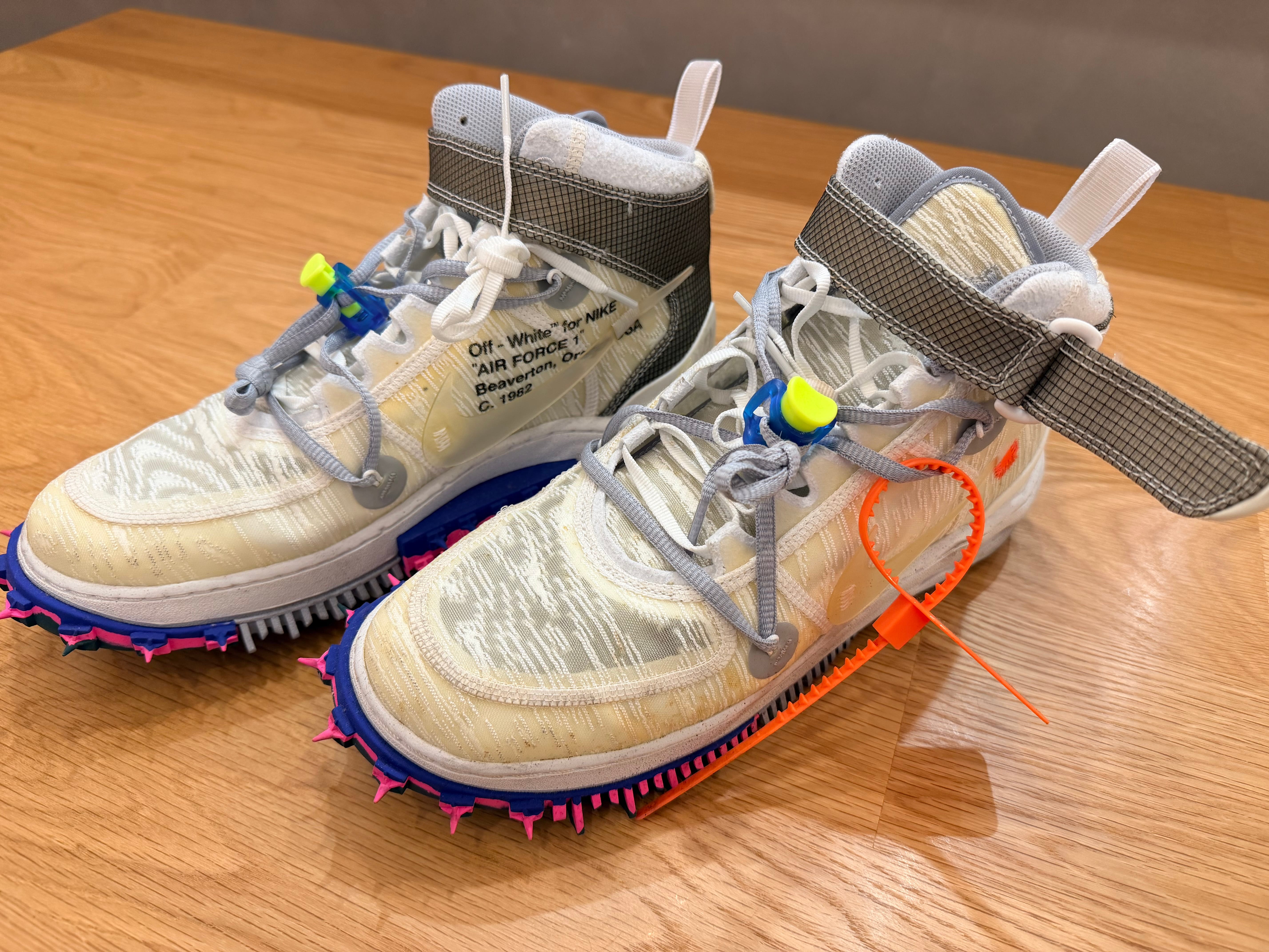 Off-White × Nike Air Force 1 Mid "White"