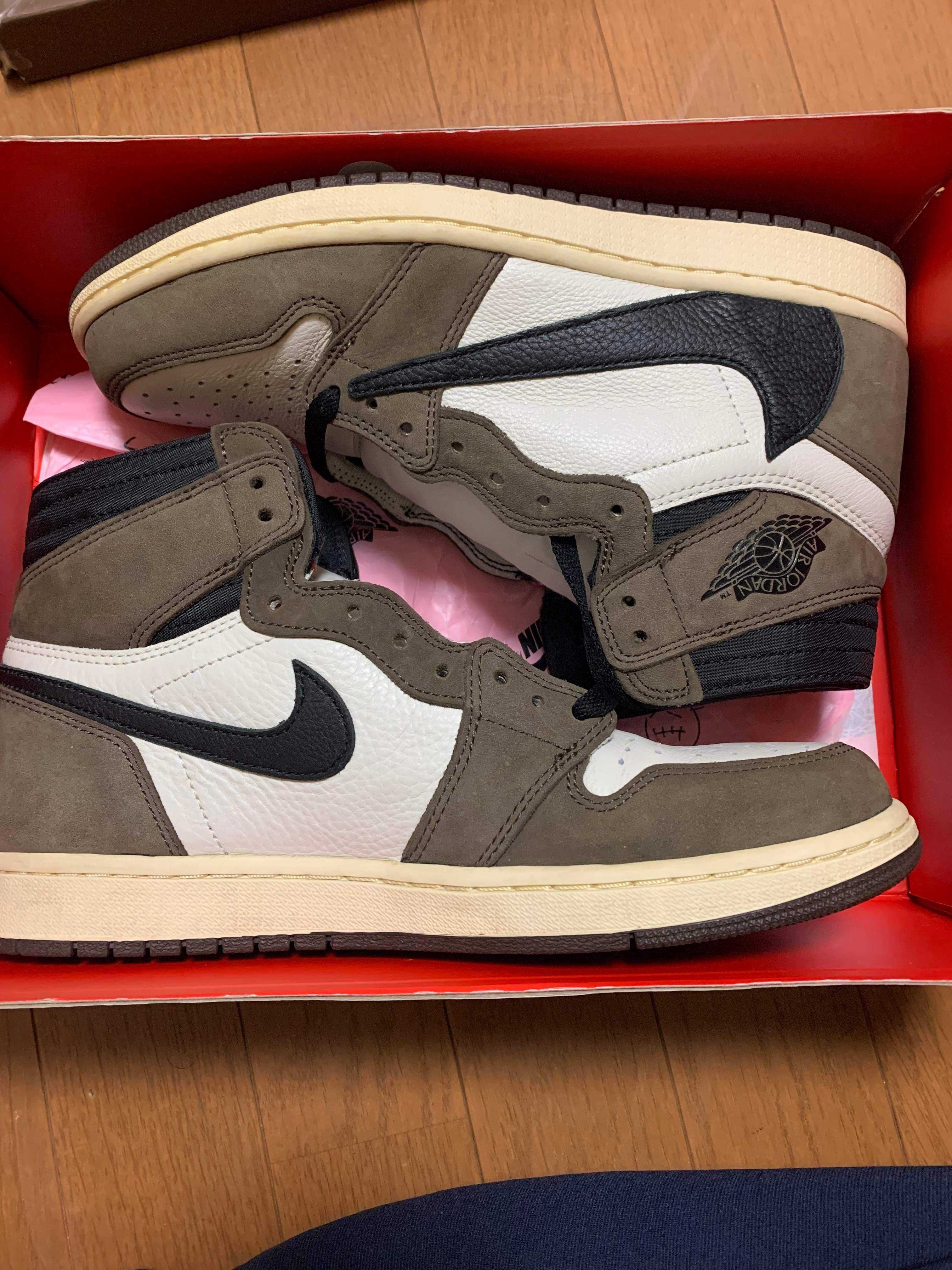 Travis Scott × Nike Air Jordan 1 Retro High OG TS SP "Sail/Dark Mocha"