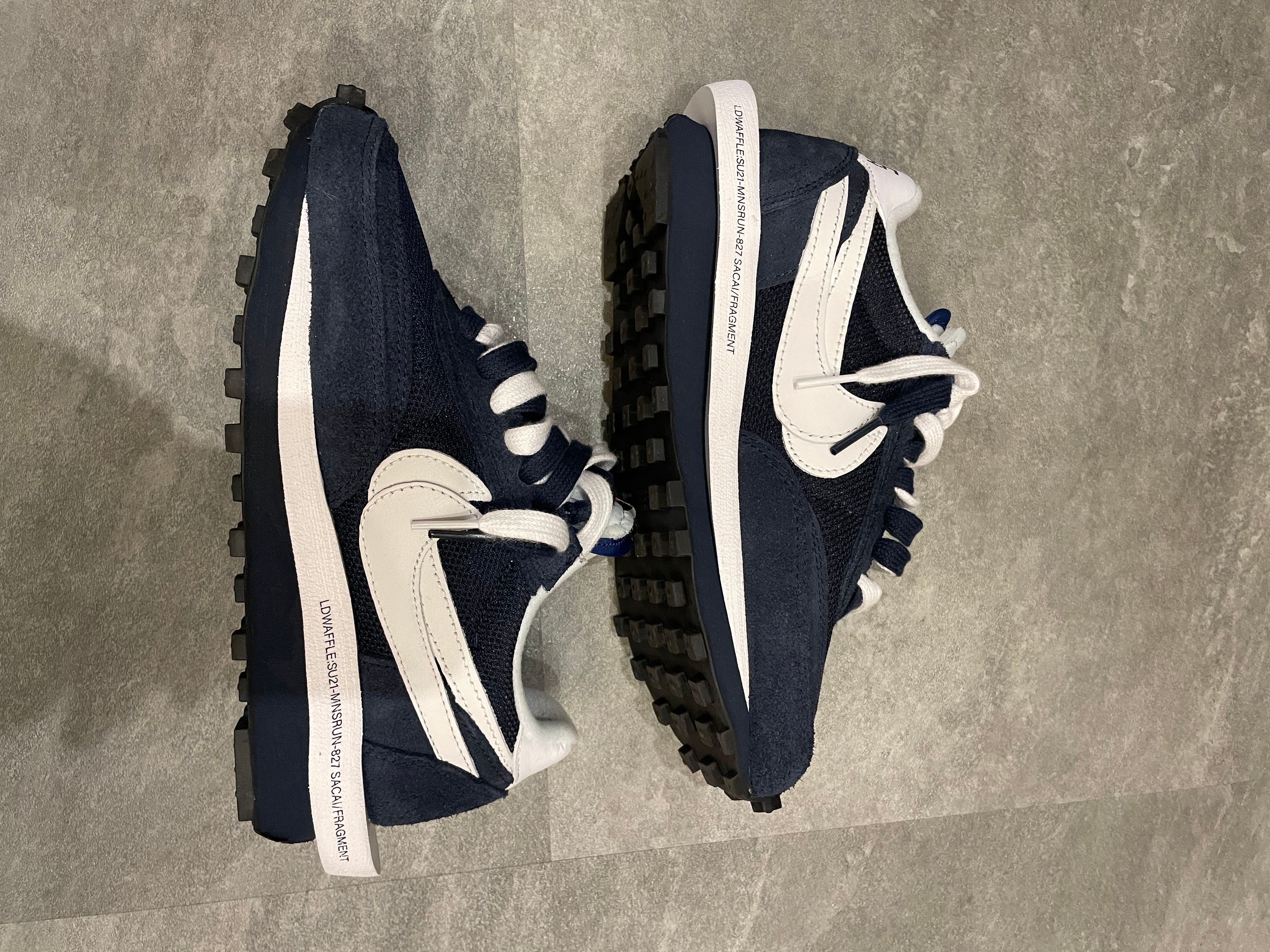 Fragment × sacai × Nike LD Waffle "Blackended Blue"