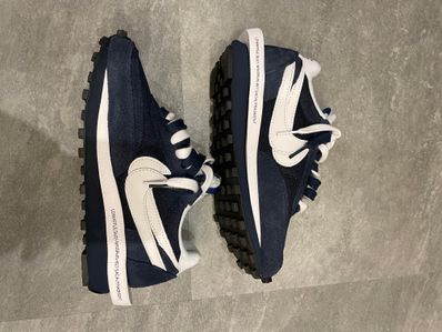 Fragment × sacai × Nike LD Waffle "Blackended Blue"