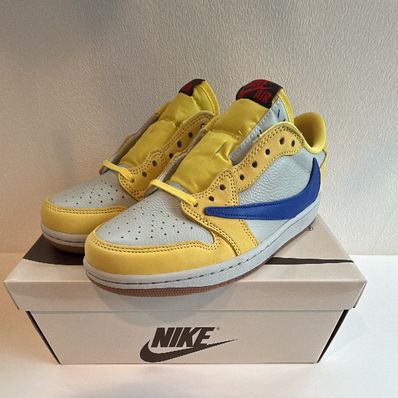 Travis Scott × Nike Women's Air Jordan 1 Retro Low OG "Canary"