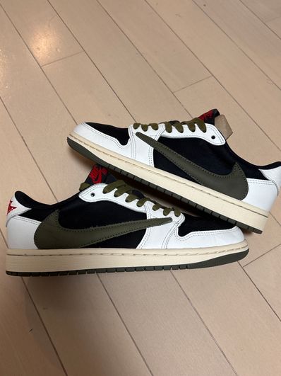 Travis Scott × Nike Women's Air Jordan 1 Low OG "Medium Olive"