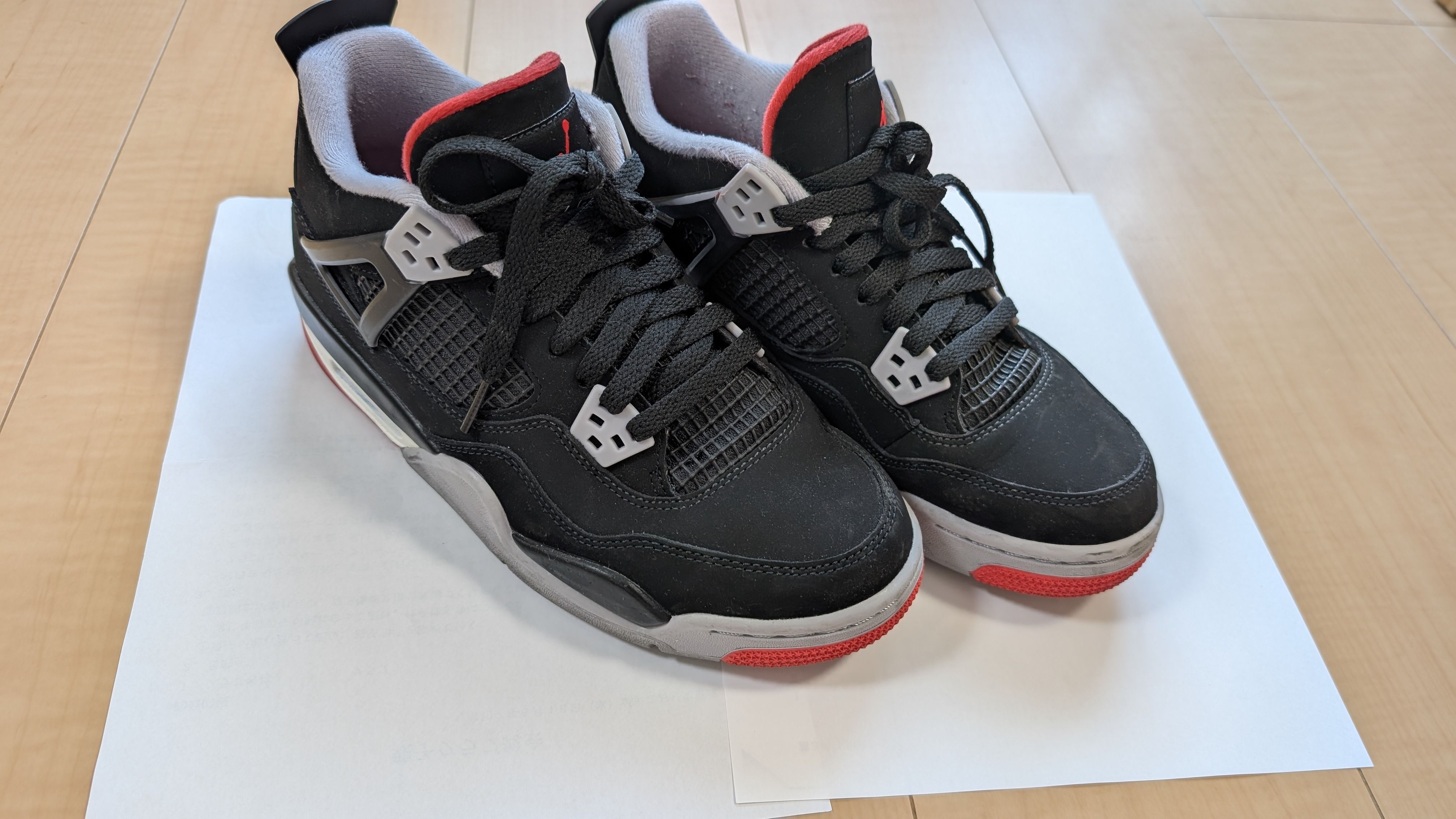 Nike GS Air Jordan 4 Retro "Bred" (2019)