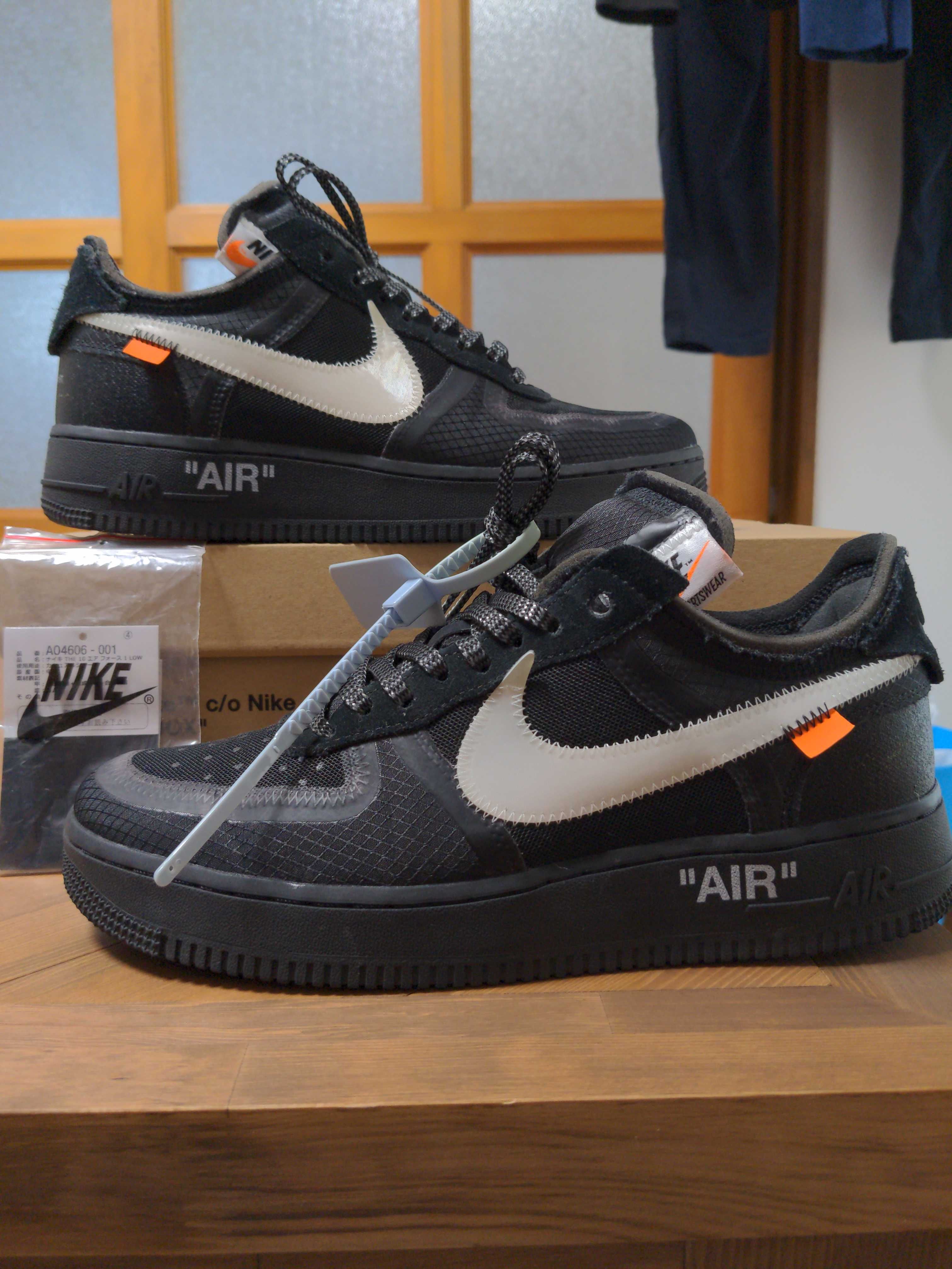Off-White × Nike Air Force 1 Low "Black"