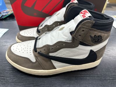 Travis Scott × Nike Air Jordan 1 Retro High OG TS SP "Sail/Dark Mocha"