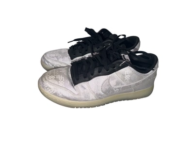 CLOT × fragment design × Nike Dunk Low "Black and White"