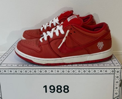 Girls Don't Cry × Nike SB Dunk Low Pro QS "Red" / VERDY