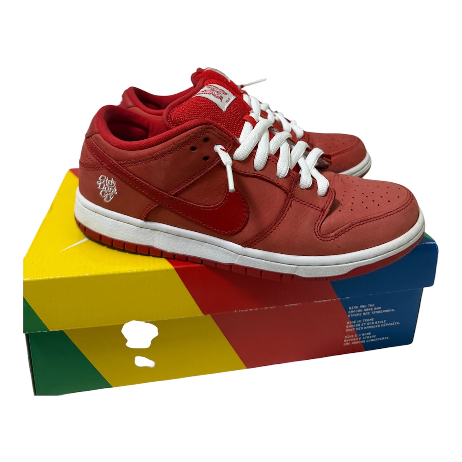 Girls Don't Cry × Nike SB Dunk Low Pro QS "Red" / VERDY