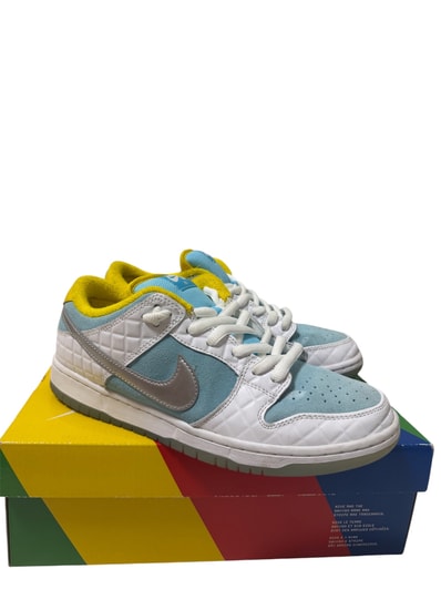 FTC × Nike SB Dunk Low "White/Blue"