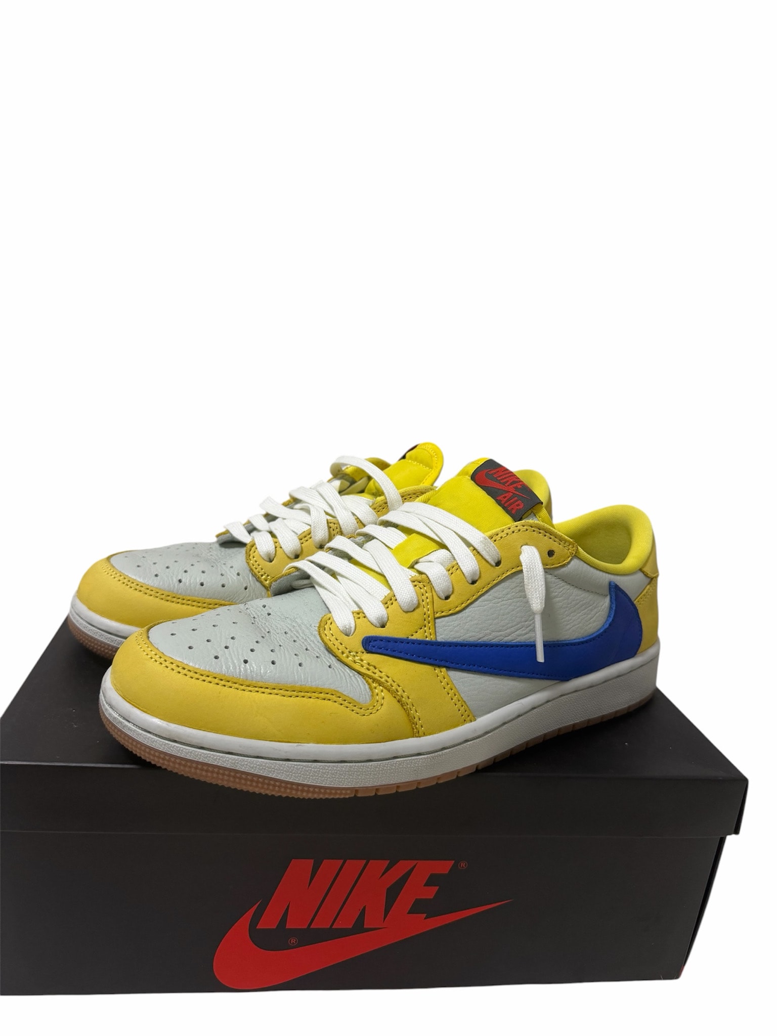 Travis Scott × Nike Women's Air Jordan 1 Retro Low OG "Canary"