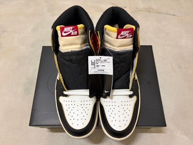 fragment design × UNION × Nike Air Jordan 1 High OG "Black/Varsity Red"