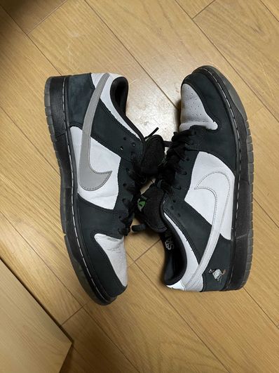 STAPLE × Nike SB Dunk Low "Pigeon Black/White"