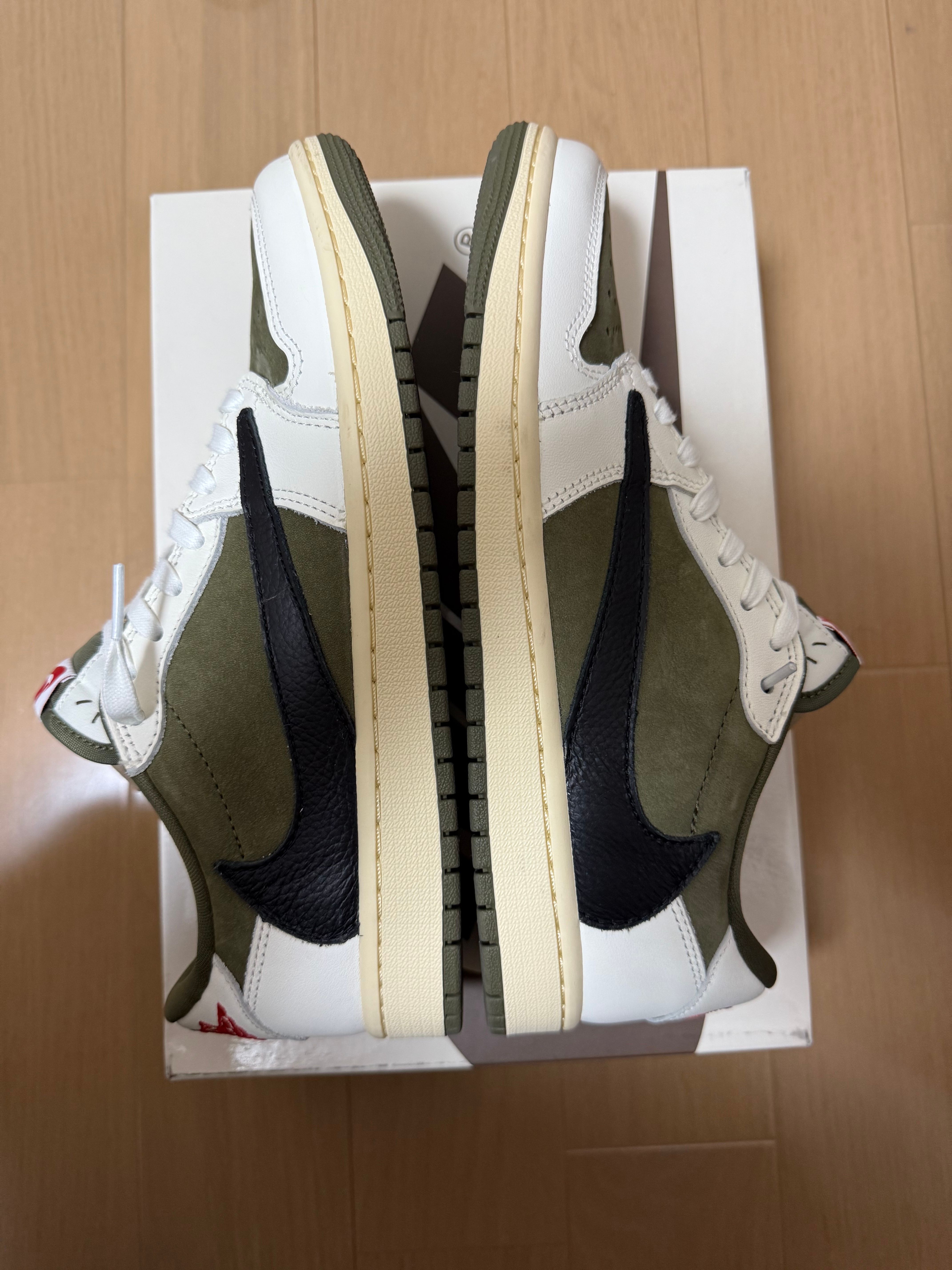 Travis Scott × Nike Air Jordan 1 Low OG SP "Reverse Olive"