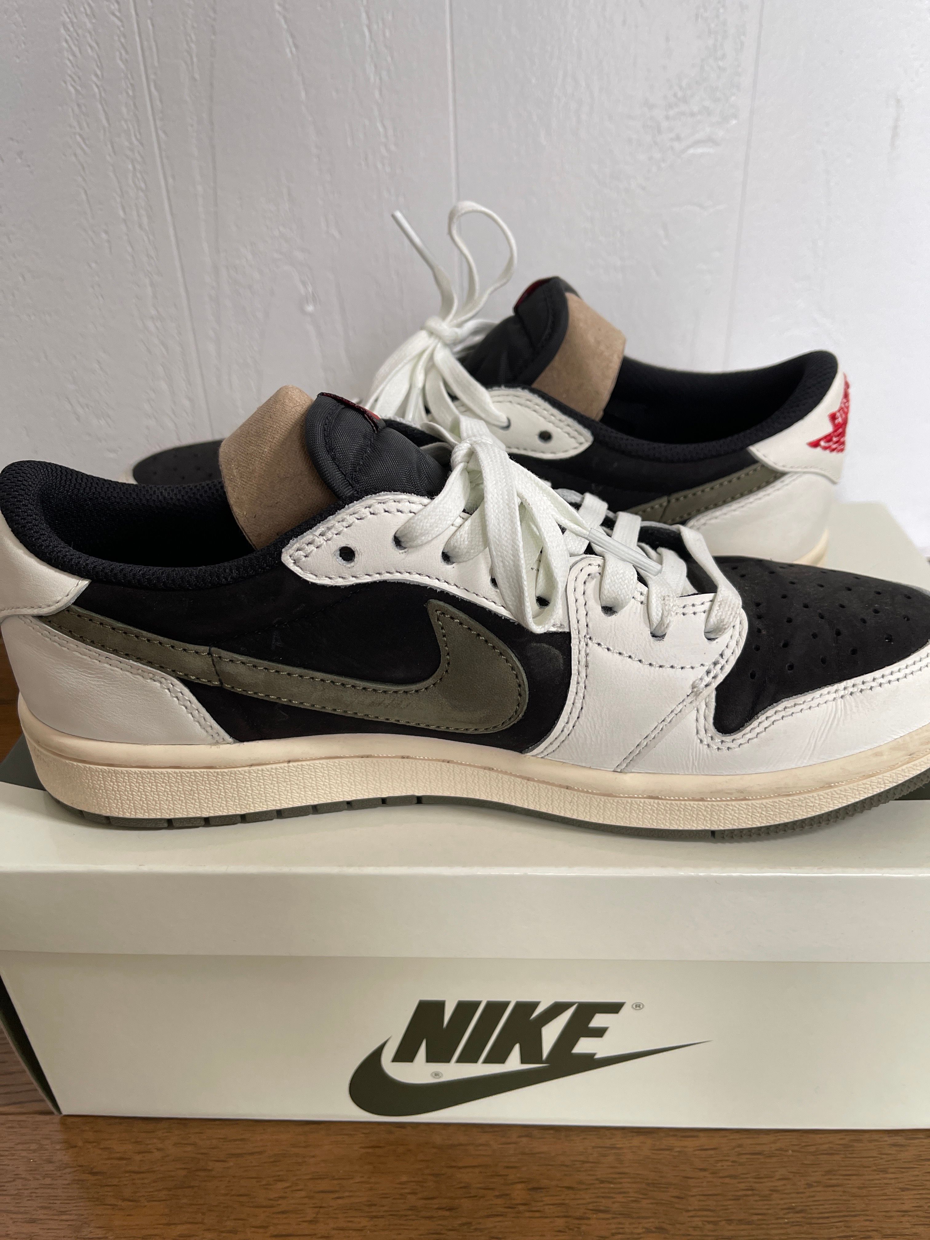 Travis Scott × Nike Women's Air Jordan 1 Low OG "Medium Olive"