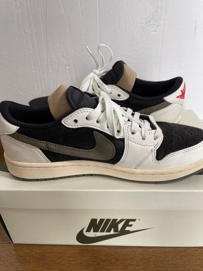 Travis Scott × Nike Women's Air Jordan 1 Low OG "Medium Olive"
